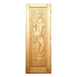 Дверь DoorWood Девушка 70х190, кавказская липа