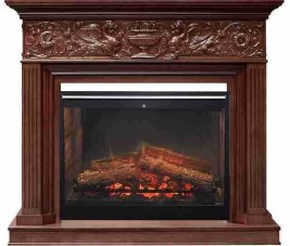 Каминокомплект Palace - Темный дуб с очагом Symphony 30'' DF3020-INT