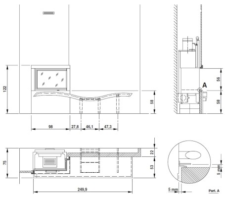 Облицовка GOA SX (Palazzetti)