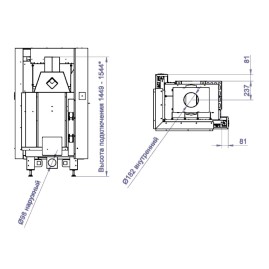 Каминная топка CFR 650B (Stav)