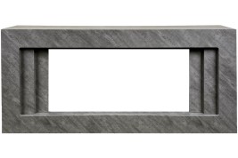Каминокомплект Line 42 Concrete (Разборный) - Серый бетон с очагом Vision 42 LED