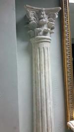 Полуколонна CORINF из Travertino classico (Crumar)
