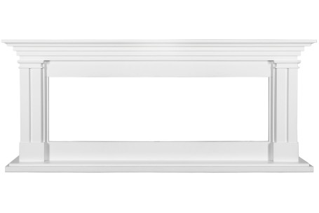 Каминокомплект Lyon 60 SFT (Разборный) - Белый с очагом Vision 60 LOG LED